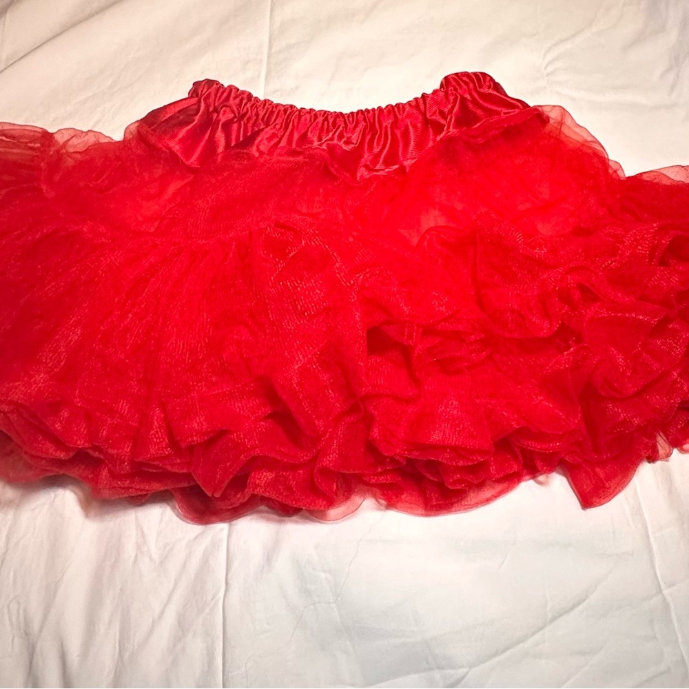 Cute costume red skirt